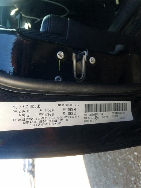 2015 DODGE DART SE 1C3CDFAA0FD411304