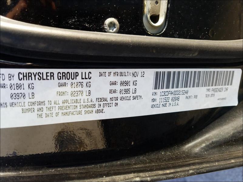 2013 DODGE DART SE 1C3CDFAH3DD215240