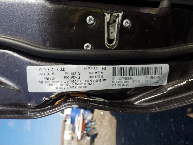 2016 DODGE DART SXT S 1C3CDFFA5GD816455
