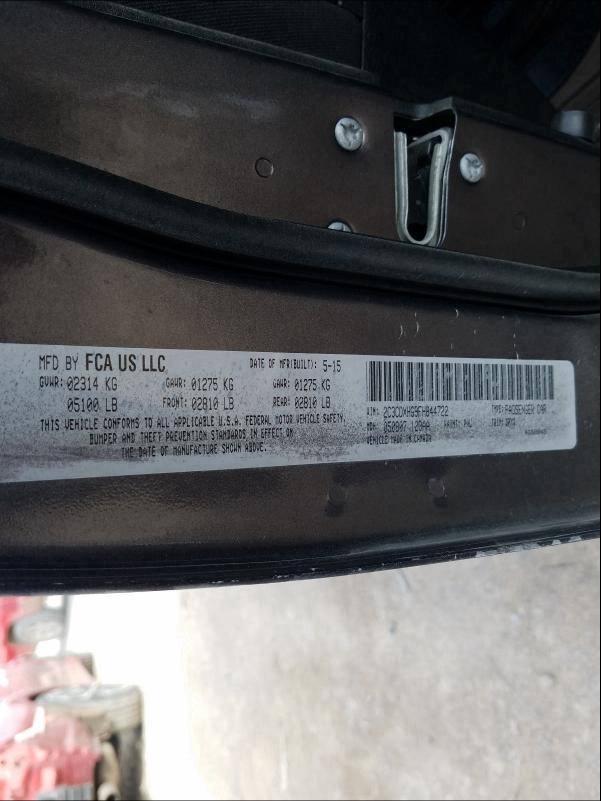 2015 DODGE CHARGER SX 2C3CDXHG9FH844722