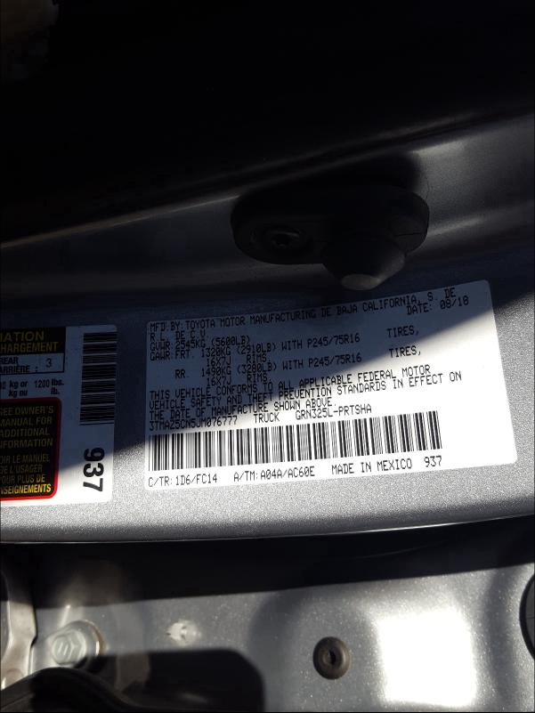 2018 TOYOTA TACOMA DOU 3TMAZ5CN5JM076777