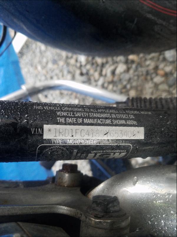 2009 HARLEY-DAVIDSON FLHTCU 1HD1FC4189Y653406