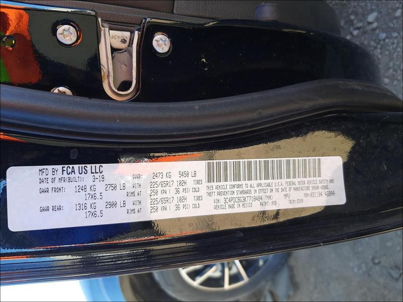 2019 DODGE JOURNEY SE 3C4PDCBG3KT718484