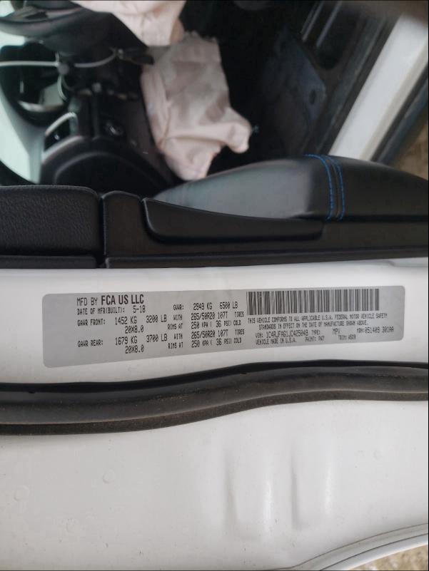 2018 JEEP GRAND CHER 1C4RJFAG1JC425049