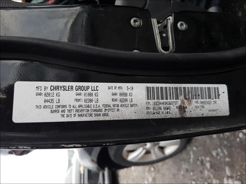 2010 DODGE CALIBER SX 1B3CB4HA3AD602737