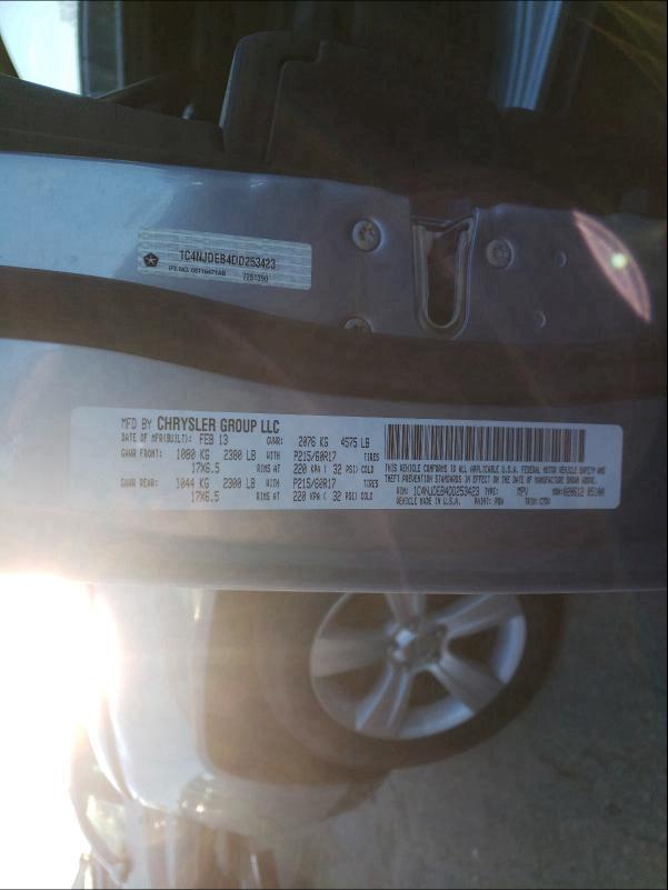 2013 JEEP COMPASS LA 1C4NJDEB4DD253423