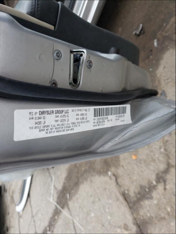 2013 DODGE DART LIMIT 1C3CDFCA3DD123108