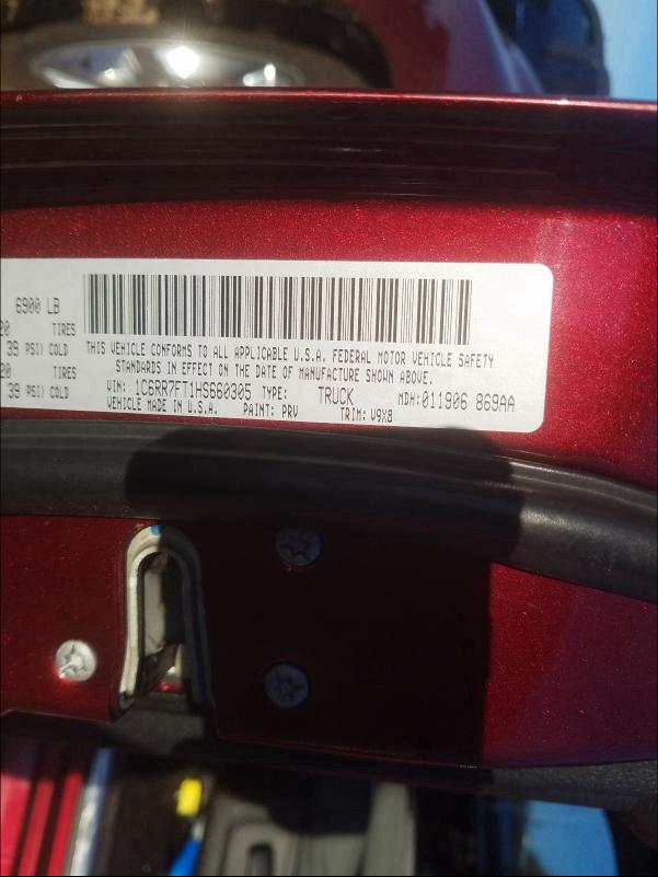 2017 RAM 1500 ST 1C6RR7FT1HS660305