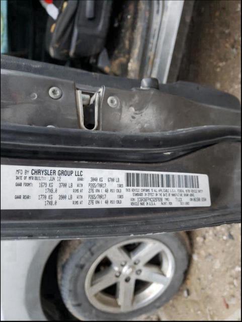 2012 DODGE RAM 1500 1C6RD6FPXCS297698