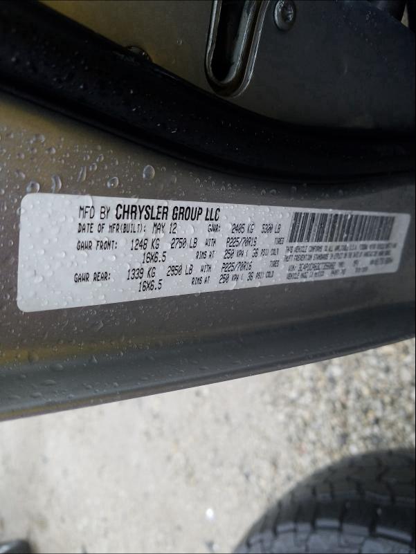 2012 DODGE JOURNEY SE 3C4PDCAB3CT356082