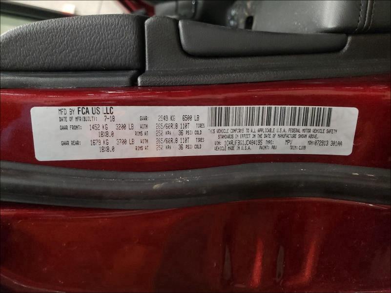 2018 JEEP GRAND CHER 1C4RJFBG1JC484195