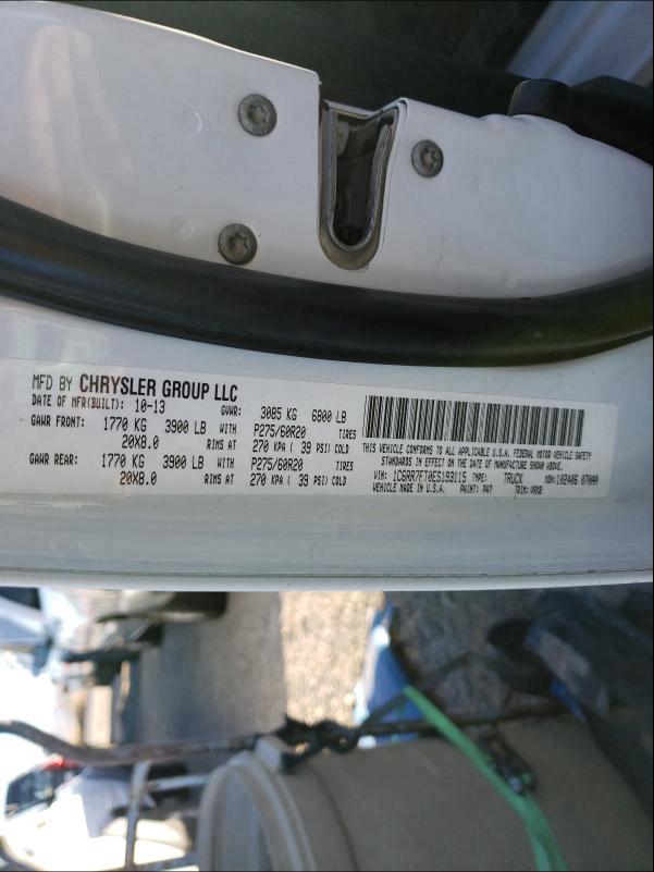 2014 RAM 1500 ST 1C6RR7FT0ES193115