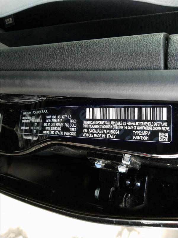 2020 JEEP RENEGADE L ZACNJABB7LPL50924
