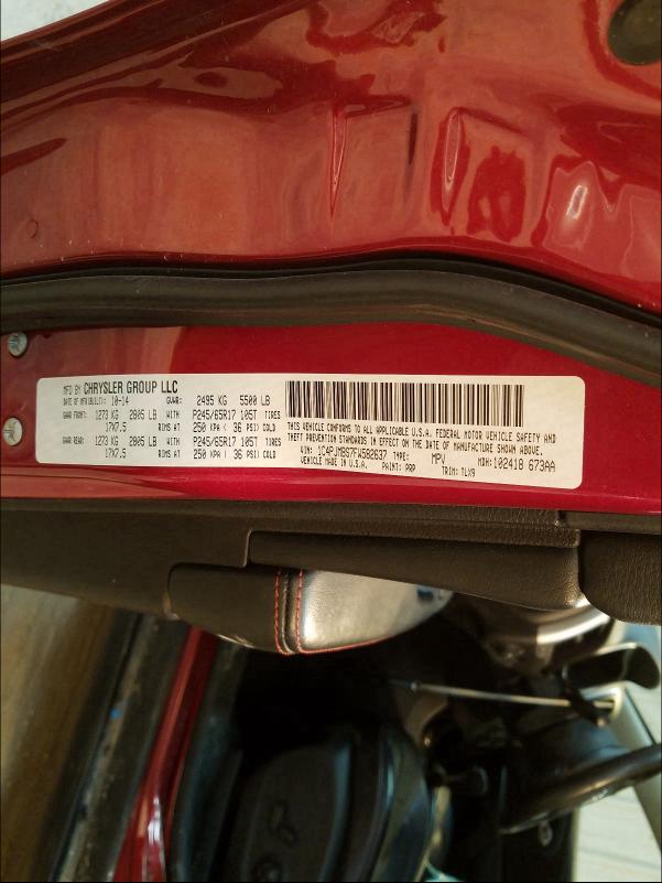2015 JEEP CHEROKEE T 1C4PJMBS7FW582637