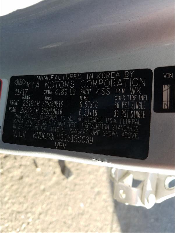 2018 KIA NIRO FE KNDCB3LC3J5150039