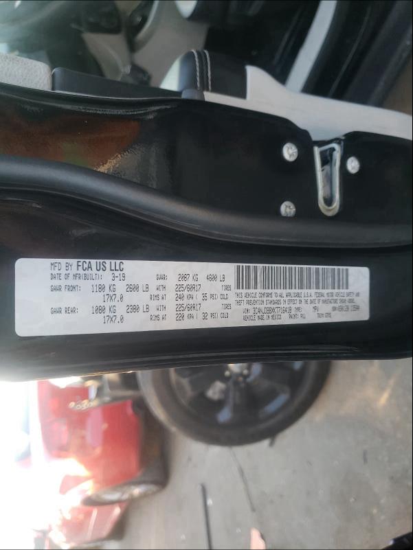 2019 JEEP COMPASS LA 3C4NJDBBXKT716418
