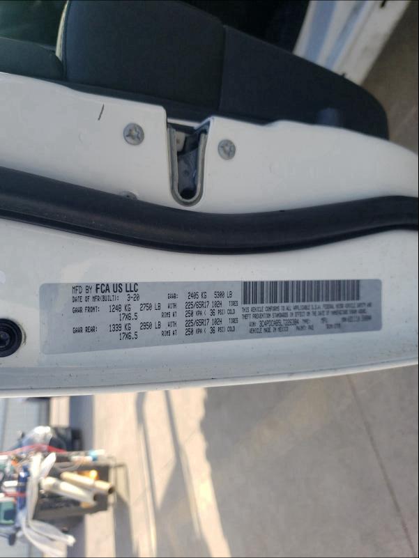 2020 DODGE JOURNEY SE 3C4PDCAB5LT226384