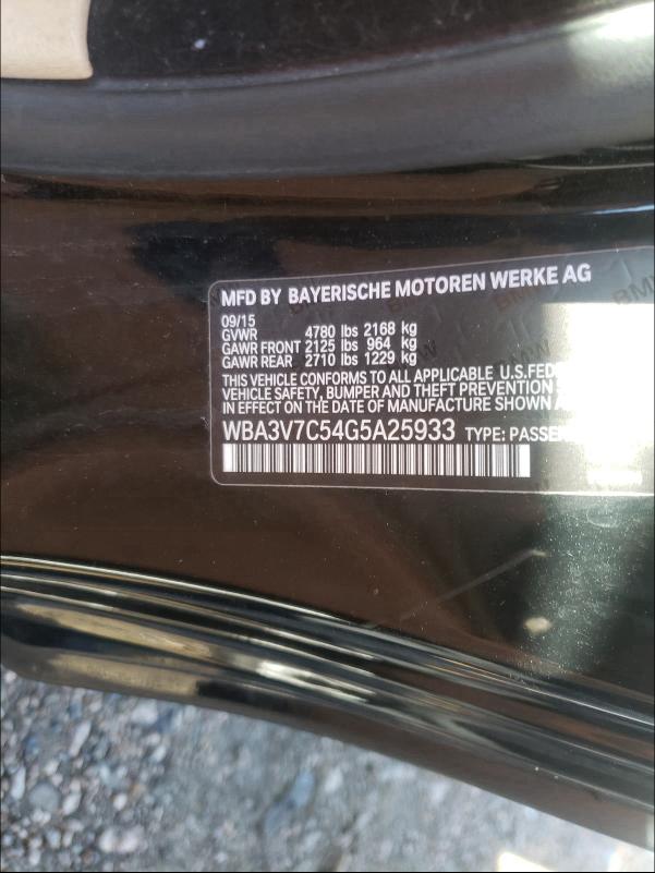 2016 BMW 428 I SULE WBA3V7C54G5A25933