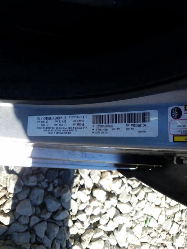 2013 CHRYSLER 200 TOURIN 1C3CCBBB1DN699893