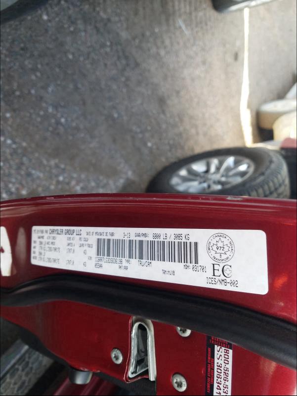 2013 RAM 1500 SLT 1C6RR7LG3DS636198
