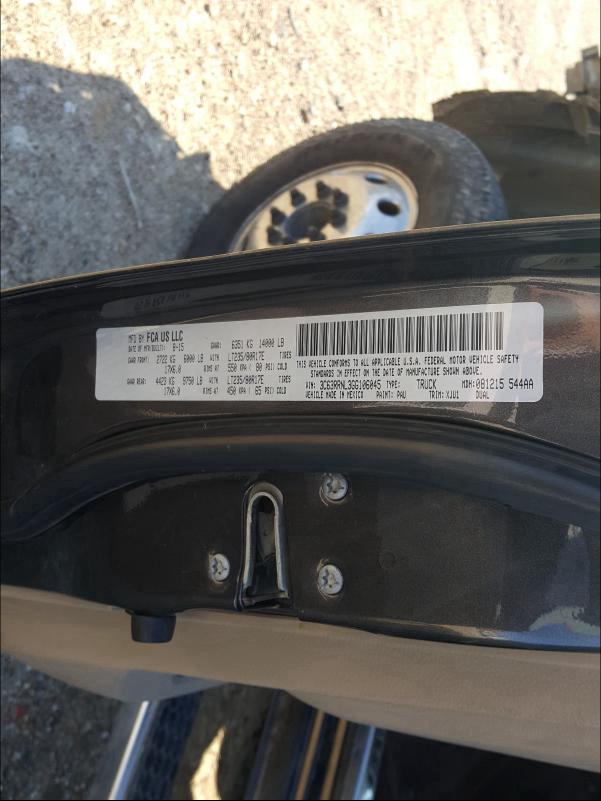2016 RAM 3500 LONGH 3C63RRNL3GG106045