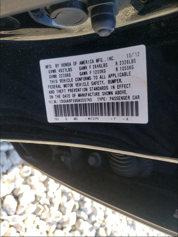 2013 ACURA TL TECH 19UUA9F56DA000740