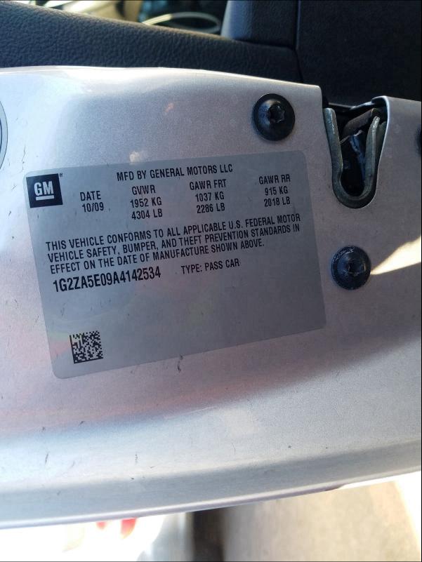 2010 PONTIAC G6 4DOOR 1G2ZA5E09A4142534