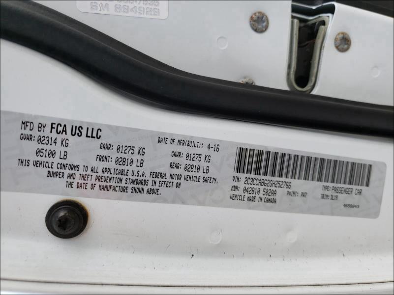 2C3CCABG2GH252766 2016 Chrysler 300 S 3.6L