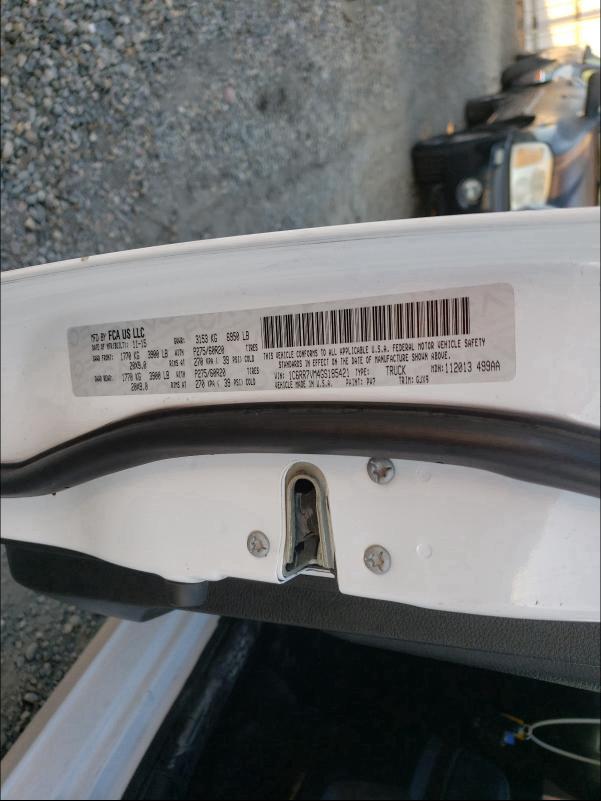 2016 RAM 1500 LARAM 1C6RR7VM4GS185421