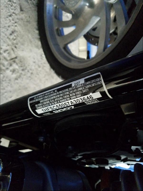 2007 HONDA VTX1300 C 1HFSC55057A303646