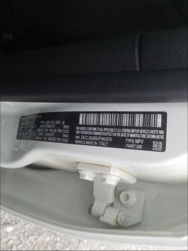 2018 JEEP RENEGADE S ZACCJBAB9JPH43970