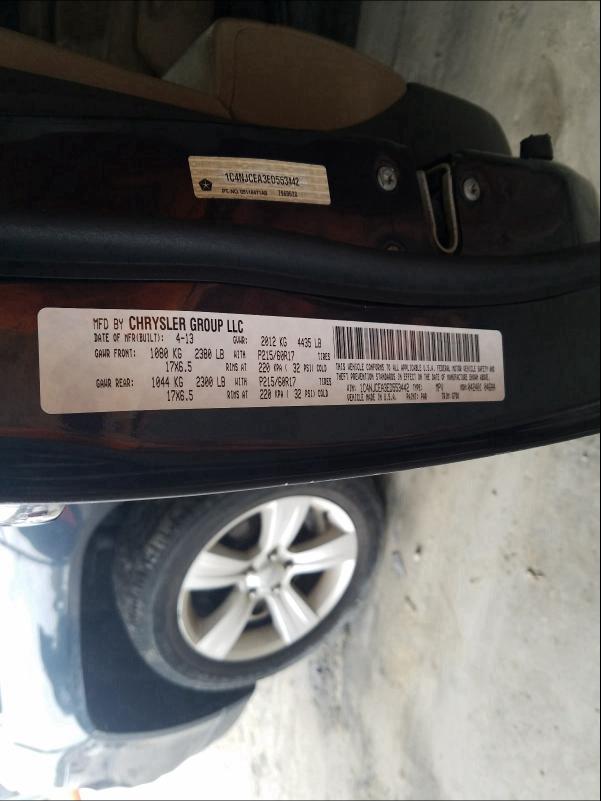 2014 JEEP COMPASS LA 1C4NJCEA3ED553442