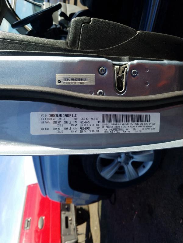 2013 JEEP PATRIOT LA 1C4NJRFB8DD249922