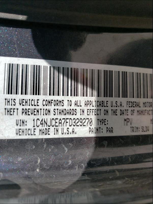 2015 JEEP COMPASS LA 1C4NJCEA7FD329270