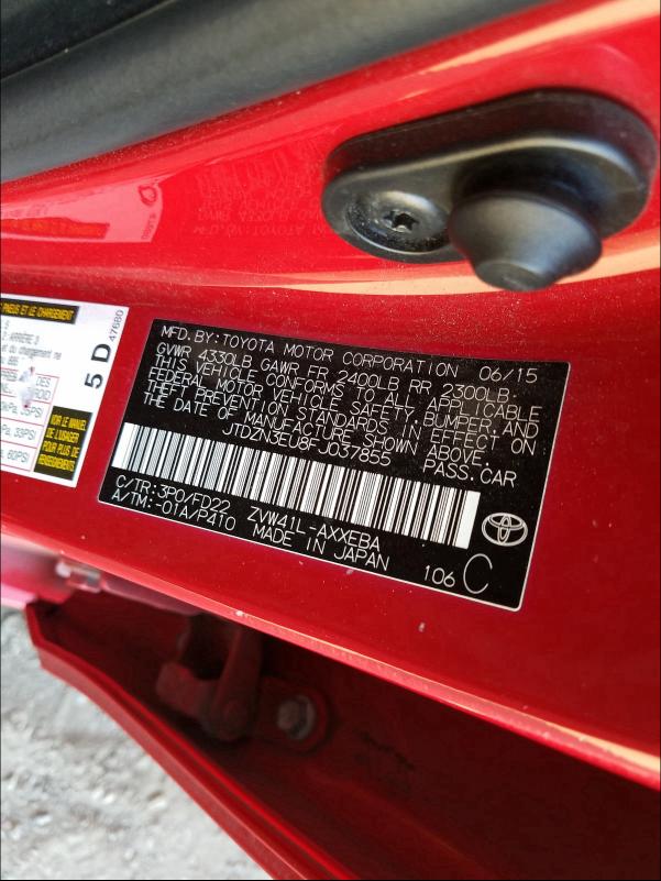 2015 TOYOTA PRIUS V - JTDZN3EU8FJ037855