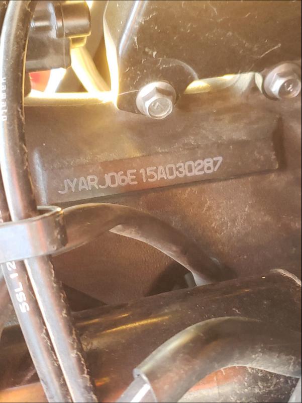 2005 YAMAHA YZFR6 L JYARJ06E15A030287