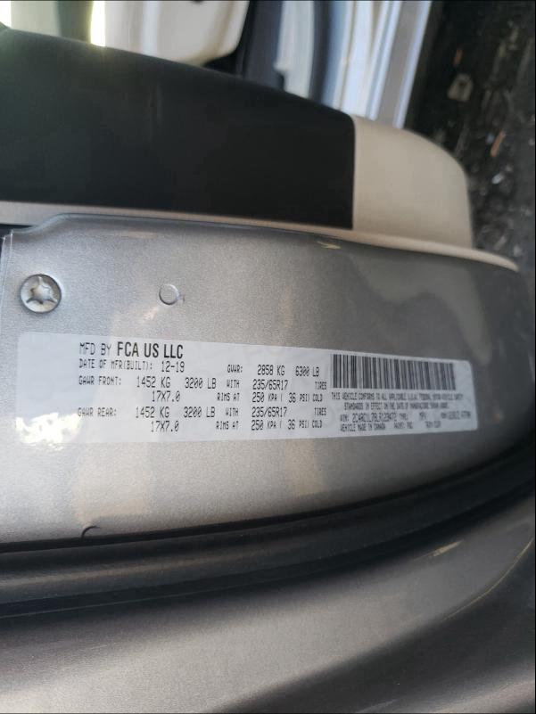 2020 CHRYSLER PACIFICA H 2C4RC1L78LR123472
