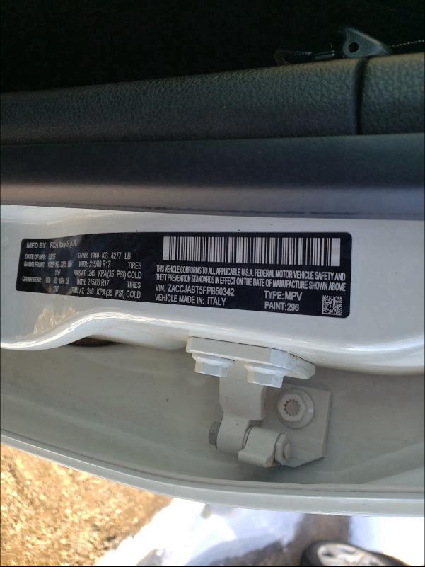 2015 JEEP RENEGADE L ZACCJABT5FPB50342