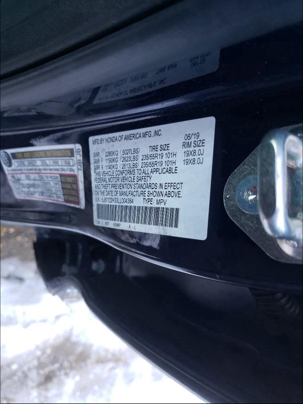 2020 ACURA RDX 5J8TC2H33LL004384