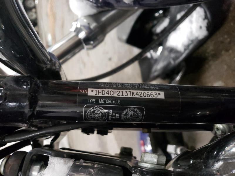 2007 HARLEY-DAVIDSON XL883 C 1HD4CP2137K420663