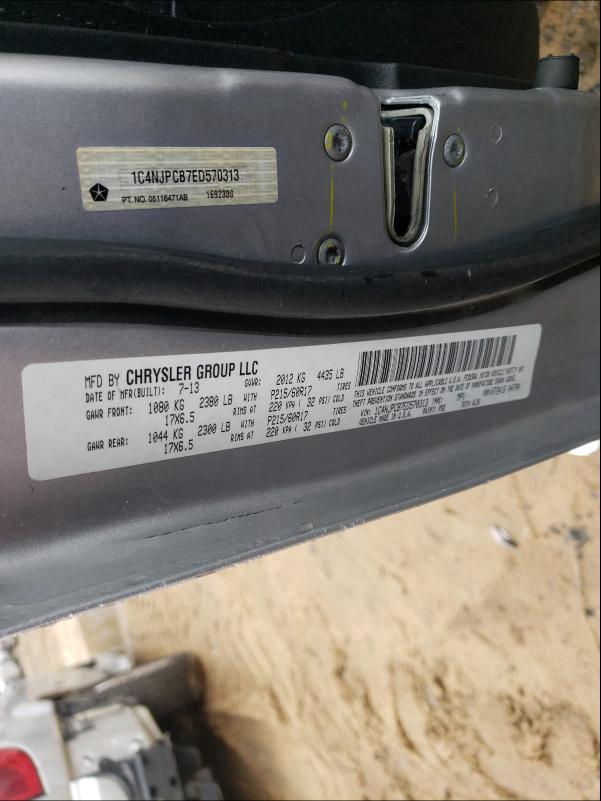 2014 JEEP PATRIOT LI 1C4NJPCB7ED570313