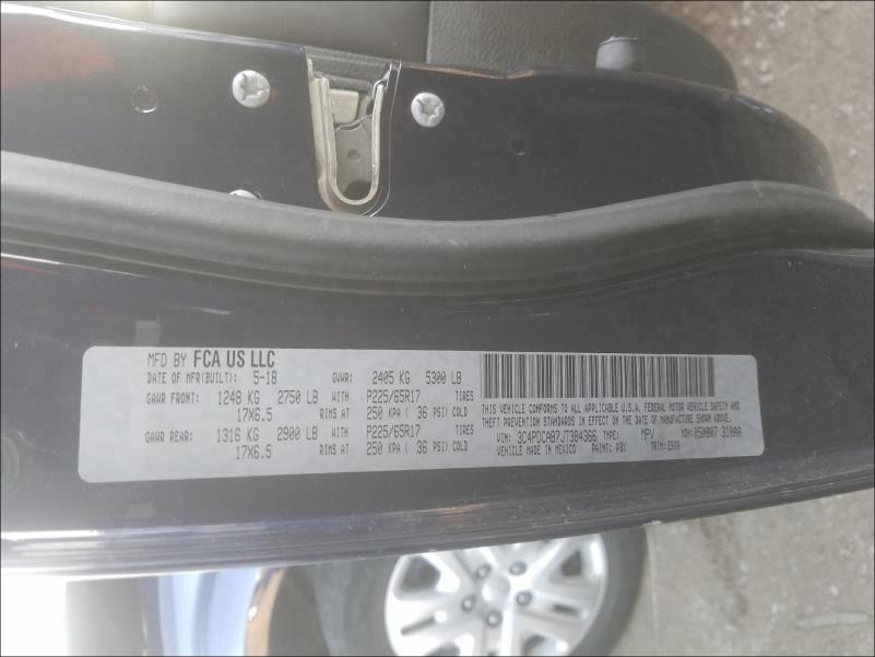 2018 DODGE JOURNEY SE 3C4PDCAB7JT384366