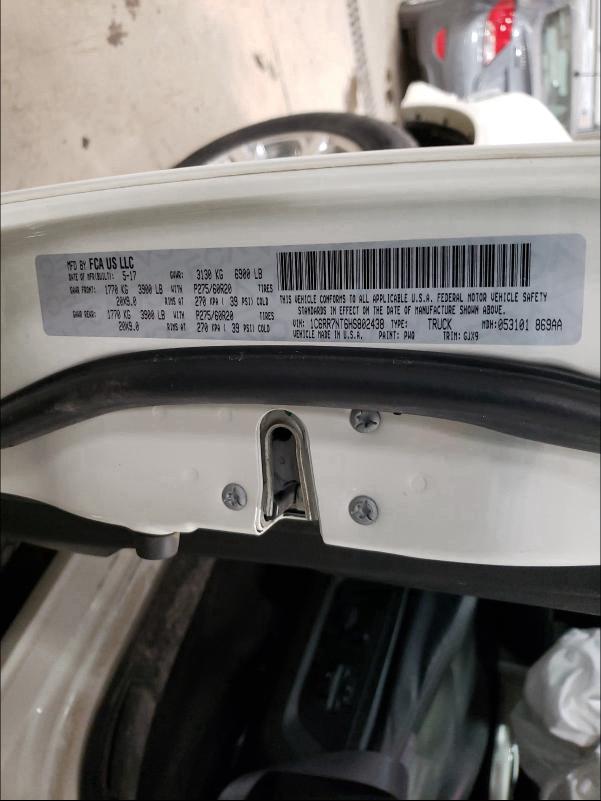 2017 RAM 1500 LARAM 1C6RR7NT6HS802438
