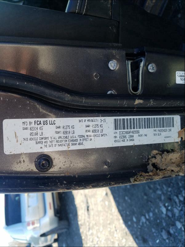 2015 CHRYSLER 300 S 2C3CCABG0FH829356