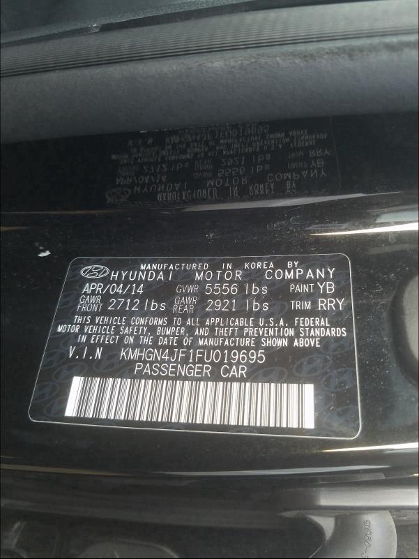 2015 HYUNDAI GENESIS 5. KMHGN4JF1FU019695