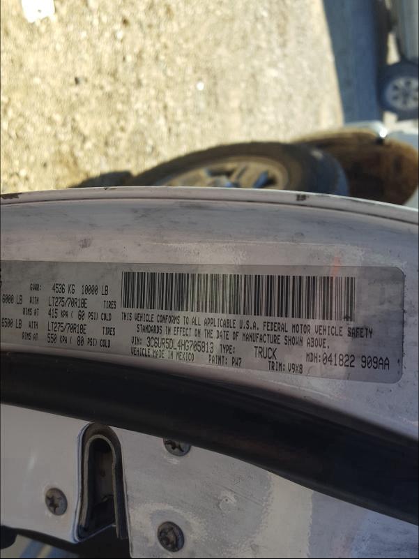 2017 RAM 2500 SLT 3C6UR5DL4HG705813