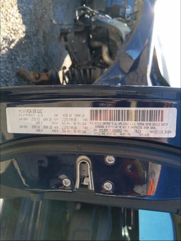 2018 RAM 2500 LARAM 3C6UR5FL7JG242052