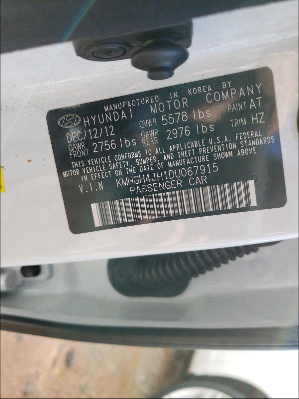 2013 HYUNDAI EQUUS SIGN KMHGH4JH1DU067915