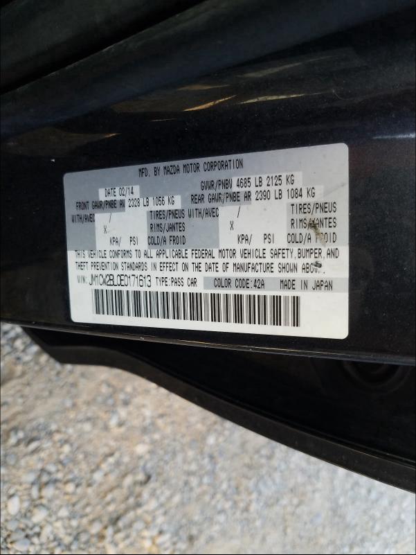 2014 MAZDA 5 SPORT JM1CW2BL0E0171613