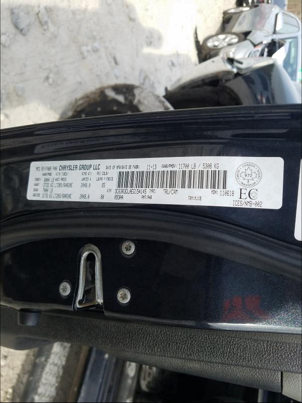 2014 DODGE RAM 3500 3C63R3DL0EG154145